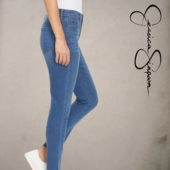 Jessica Simpson | Ladies' Skinny Jean | High Rise Slimming | Light Blue | NWOT - Picture 4 of 4